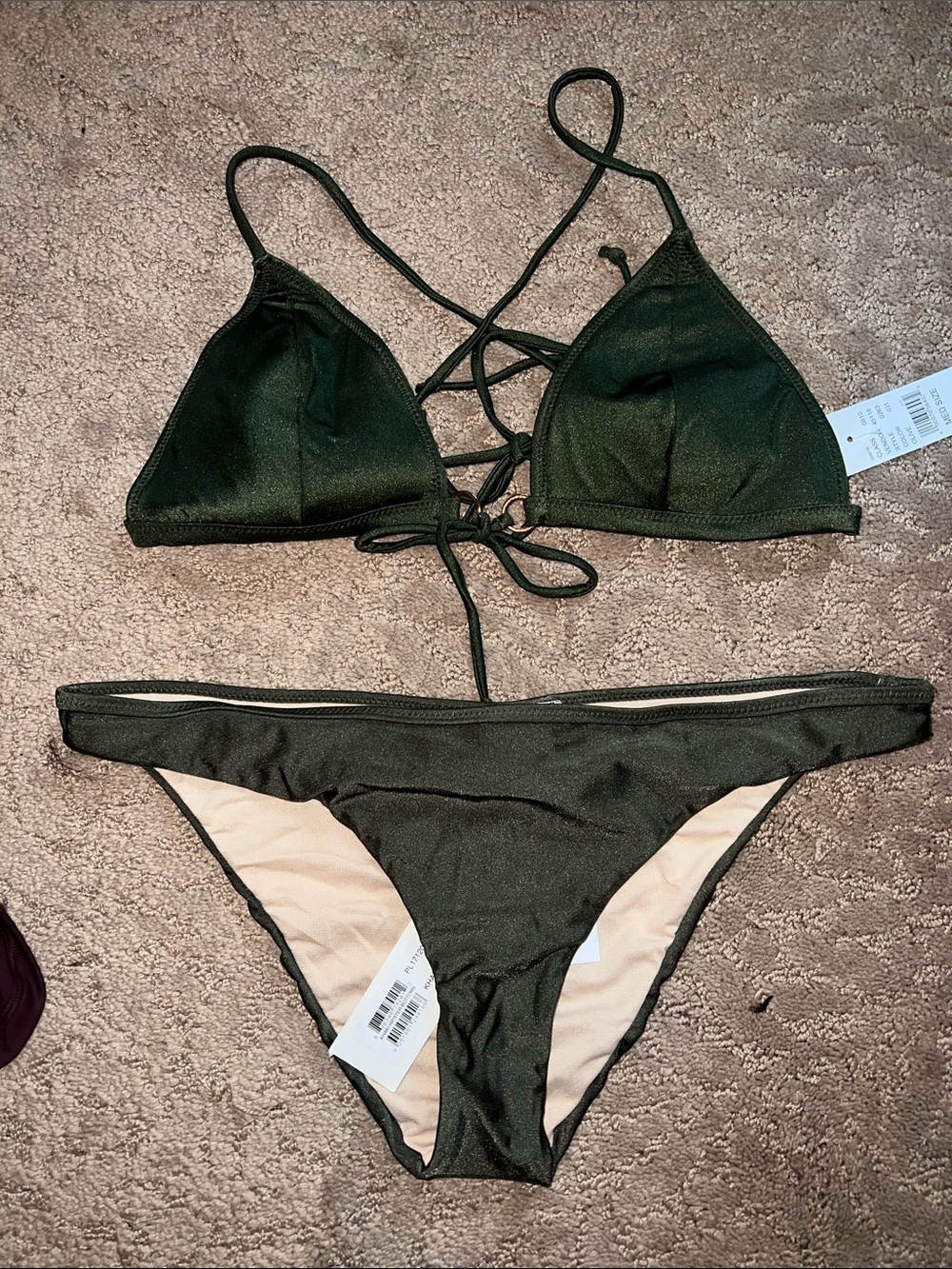 Olive green bikini BRAND NEW